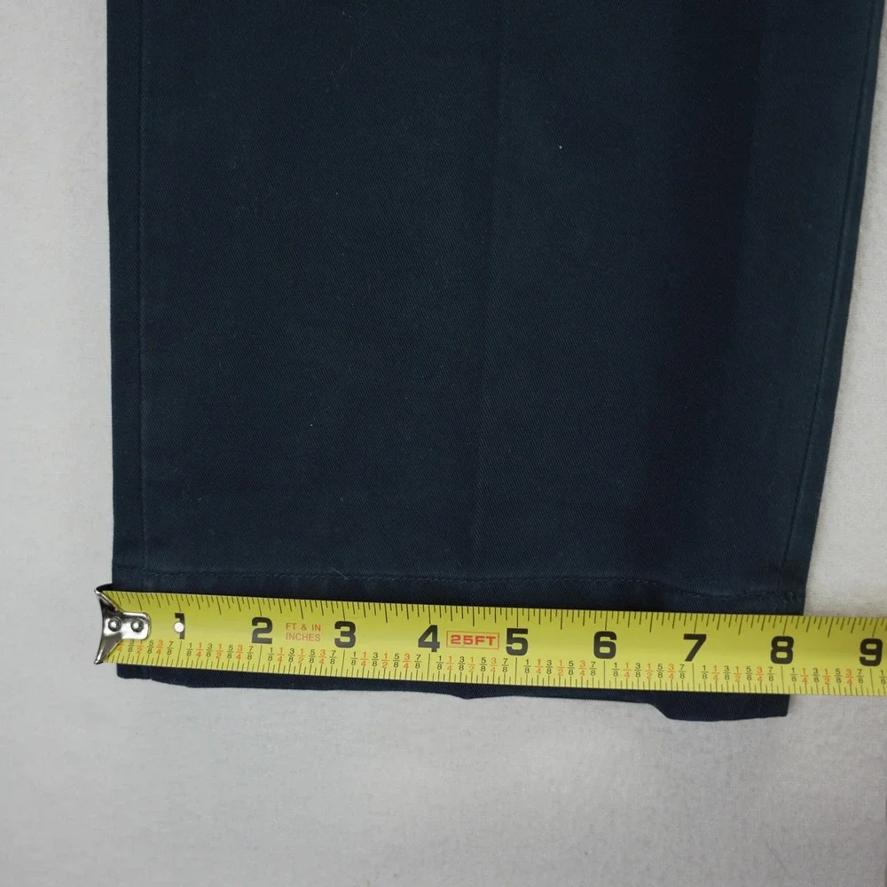 Polo Ralph Lauren Preston Pant Mens 35x32 Navy Blue Cotton Chino Straight Leg